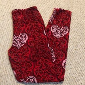 Lularoe Heart Leggings